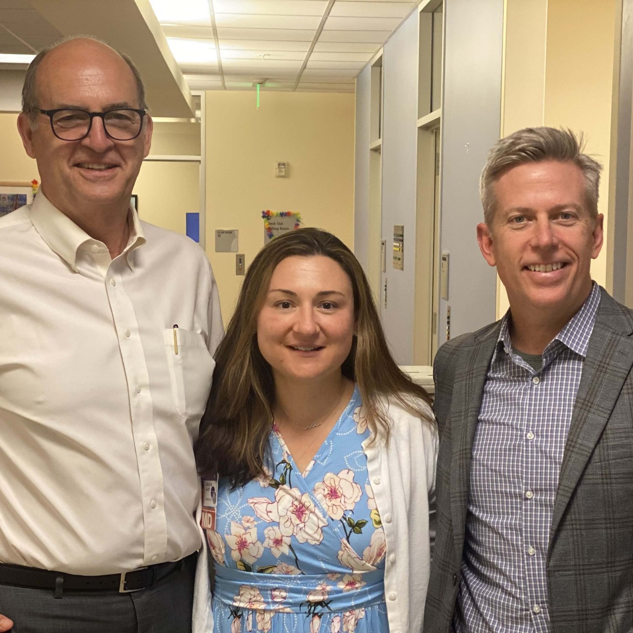 Cardiologists Matthew DeVane, DO FACC, and Carolyn Lacey, MD FACC with their guest, Dr. Wulff